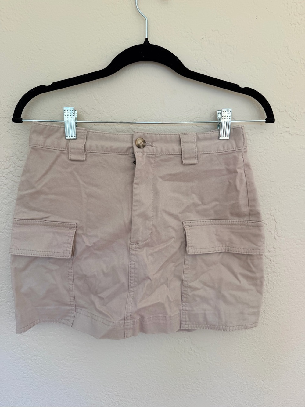 Abercrombie & Fitch Beige Cargo Skirt